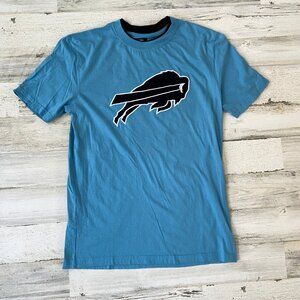 NFL New Era Men's Size Small Embroidered Crewneck Tee Light Blue T-Shirt